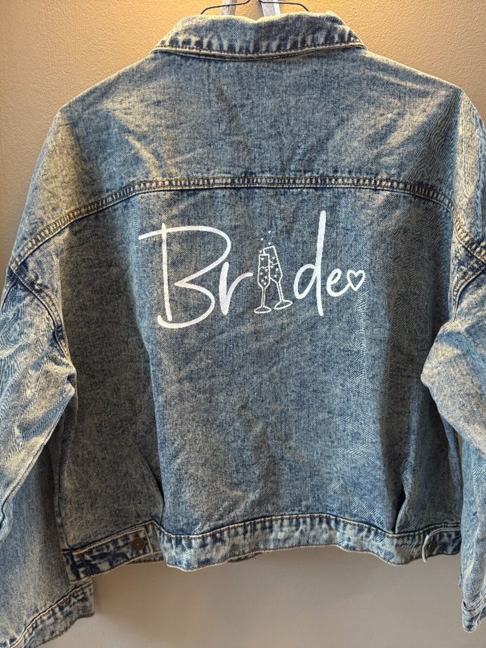 Bridal Bride Denim Jacket